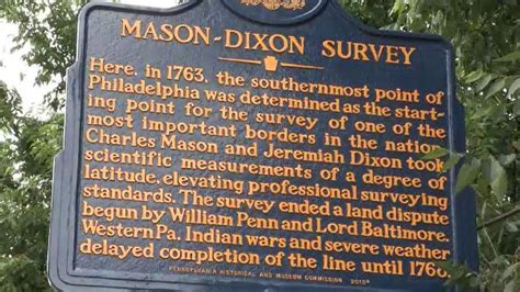 THIS DAY IN HISTORY – Mason and Dixon draw a line, dividing the ...