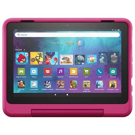 Amazon Fire HD 8 Kids Pro (2022) 8" HD Tablet 32 GB in Rainbow Universe ...