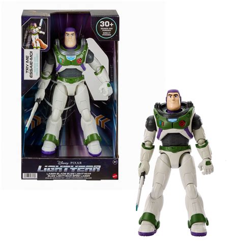 Best Buy: Disney Pixar Laser Blade Buzz Lightyear Action Figure White ...