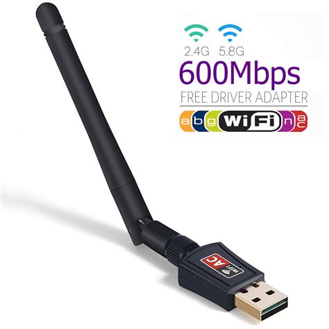 USB WiFi Adapter for Desktop, TSV 150Mbps/600Mbps Wireless Network ...