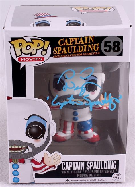 Sid Haig Signed "Captain Spaulding" Funko Pop Vinyl Figure Inscribed ...