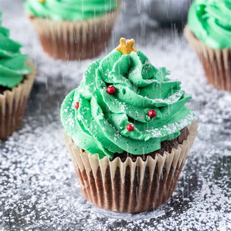 Christmas Tree Cupcakes • A Table Full Of Joy