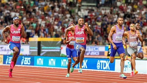 Noah Lyles becomes first athlete since Usain Bolt to win sprint double ...