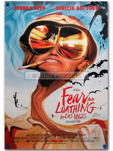 Fear and Loathing in Las Vegas one sheet poster | Big Screen Autographs