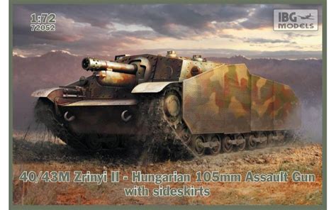 40/43M Zrinyi II - Hungarian 105mm Assault Gun with sideskirts - IBG ...