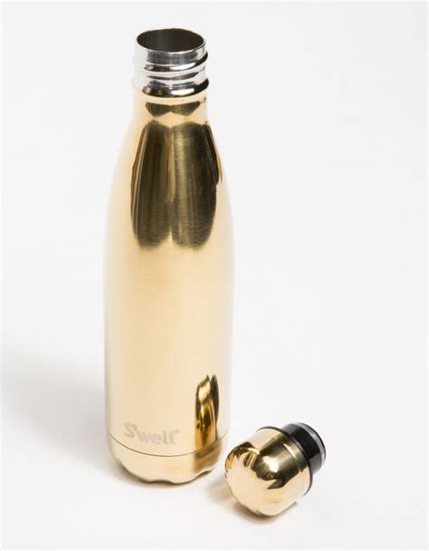 Yellow Gold 17oz. Bottle | Bottle, Gold water bottle, Steel design