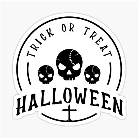 "Halloween Skeleton." Sticker for Sale by JerryJelly | Redbubble