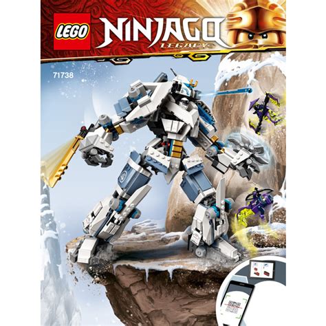 LEGO Zane's Titan Mech Battle Set 71738 Instructions Set | Brick Owl ...