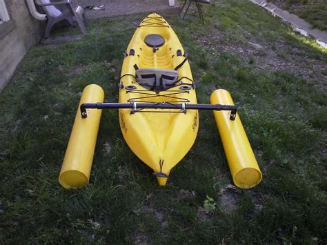 Fishing Boat: Diy pvc kayak outriggers