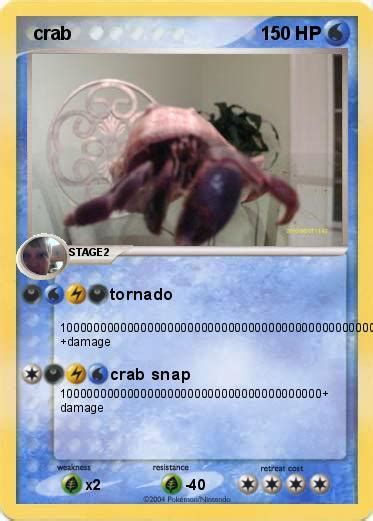 Pokémon crab 3 3 - tornado - My Pokemon Card