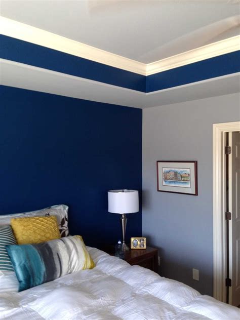 Blue Bedroom Paint Two Different Colors