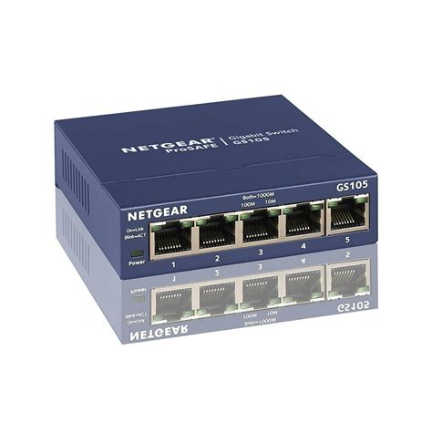 Switch Ethernet Cable, Netgear Gs105na 5-port Unmanaged Small Switch ...