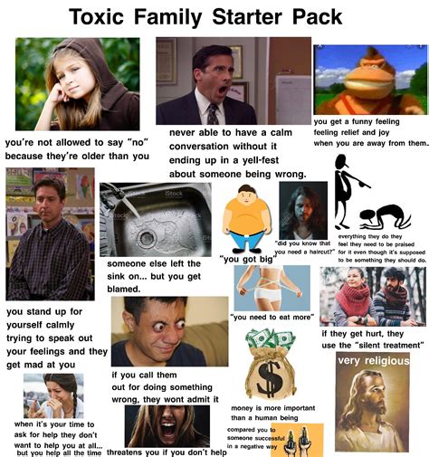 Toxic Family Starter Pack : r/starterpacks