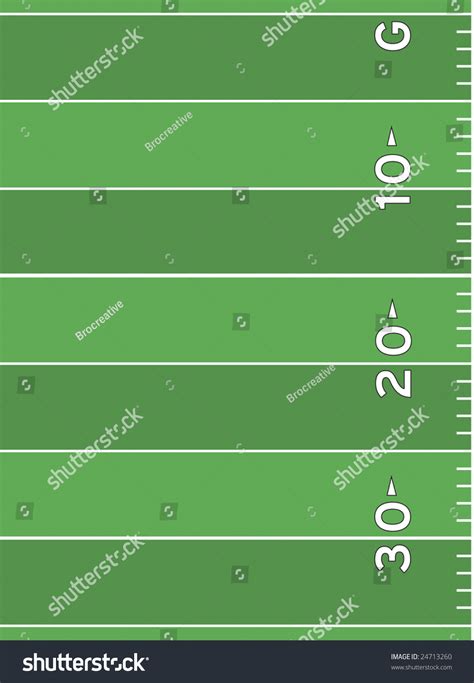 Football Field Markings Stock Vector (Royalty Free) 24713260