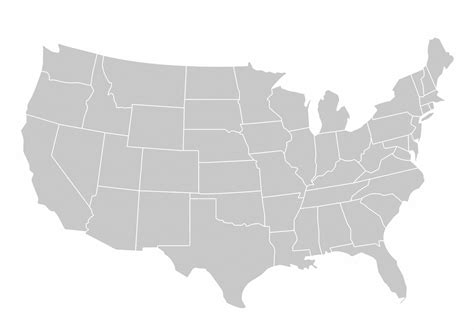 Map Of Usa Grey – Topographic Map of Usa with States