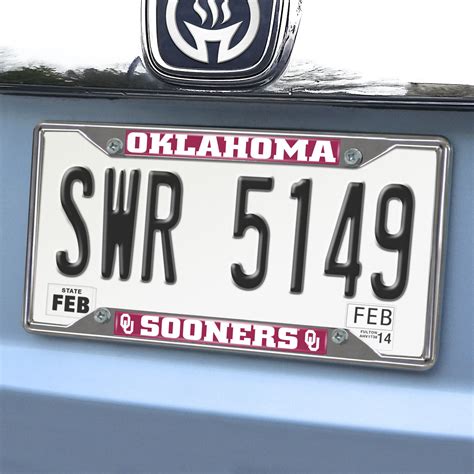 Oklahoma License Plate Frame | Fanmats - Sports Licensing Solutions, LLC