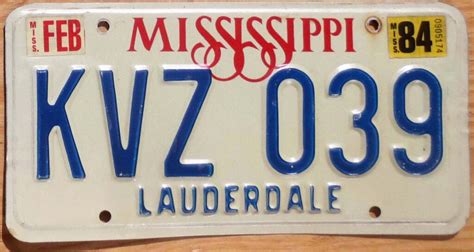 Mississippi | Product categories | Automobile License Plate Store ...