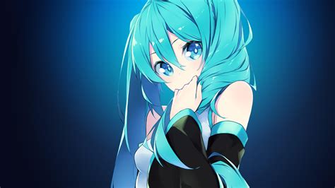 Cute Anime Blue Hair Wallpapers - Wallpaper Cave