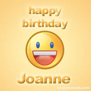 Happy Birthday Joanne Free e-Cards