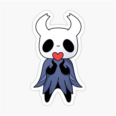 "Cute hollow knight heart sticker" Sticker for Sale by asyleart | Redbubble