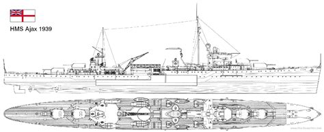 HMS Ajax (1939) | Royal navy ships, Royal navy, Navy ships