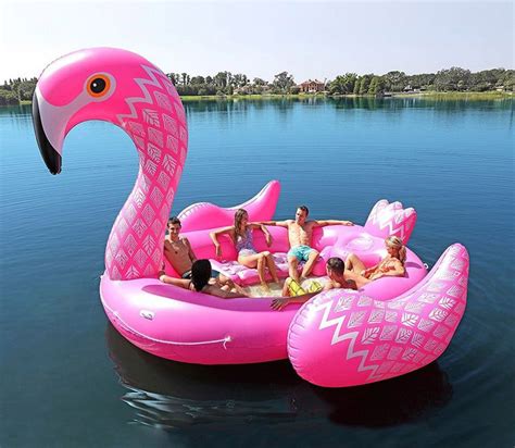 Massive Inflatable Party Bird Island | Flotadores, Fiesta de flamenco ...