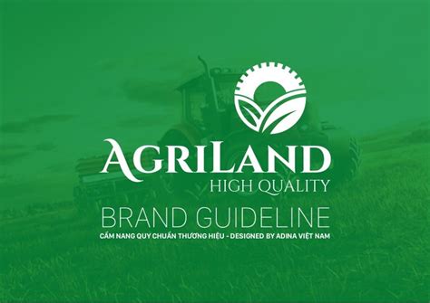 Thiết kế logo Agriland brand guidelines