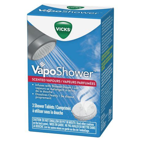 Vicks VapoShower, Shower Tablet, Shower Bomb, Aromatherapy Vapours ...