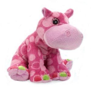 Wild Republic Sassy Pink Hippo stuffed animal - $13.99 - Jeannie's Cottage