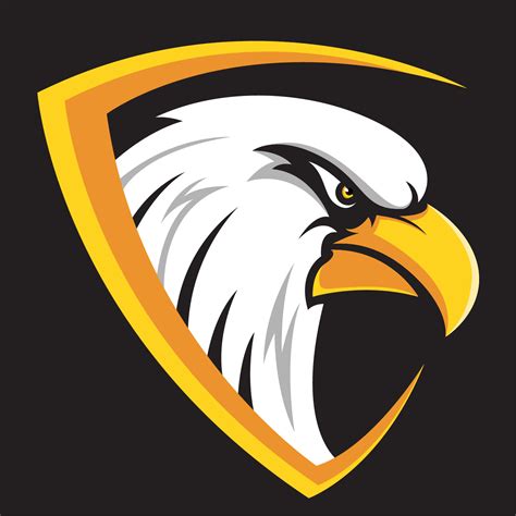 Eagle Shield Logos - Eagle and shield logo emblem template vector. This ...