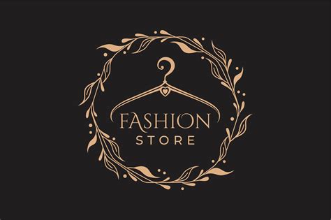 Circle Floral Fashion Store Hanger Logo Graphic by hamdymdst · Creative ...