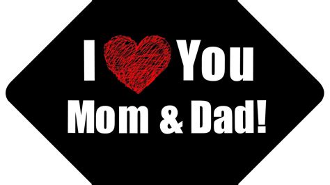 I Love Mom And Dad With Red Heart HD Mom Dad Wallpapers | HD Wallpapers ...