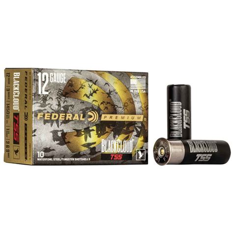 Federal Black Cloud TSS 12 Gauge 3in #3,9 1-1/4oz Waterfowl Shotshells ...