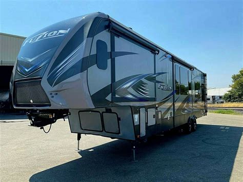 2016 KEYSTONE FUZION 345 FIFTH WHEEL TOY HAULER TRAILER RV 3 SLIDES ...