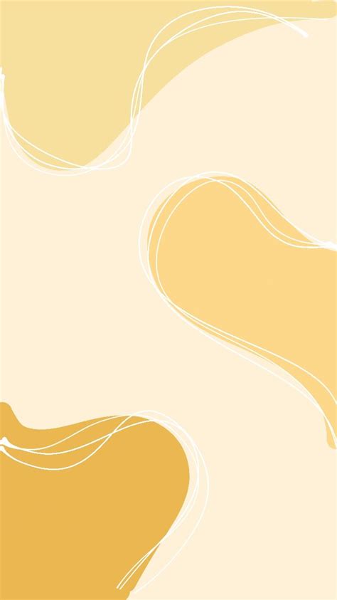 aesthetic wallpaper soft yellow white | Sfondi carini, Idee per ...