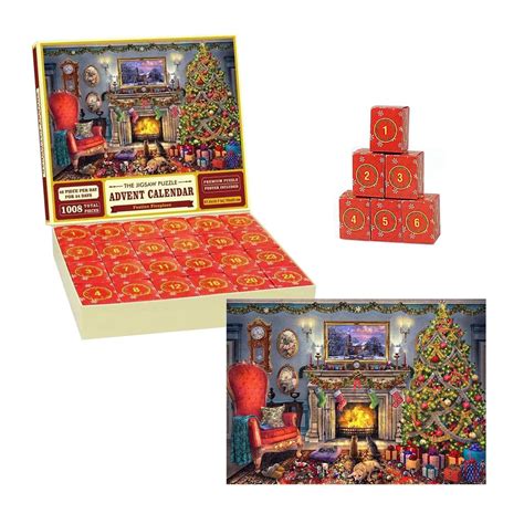 2023 Advent Calendar Activity Box - 24 Days Christmas Countdown Jigsaw ...