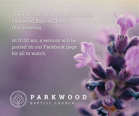 Parkwood Baptist Church Sermon August 8 2021 – Parkwood Baptist Church