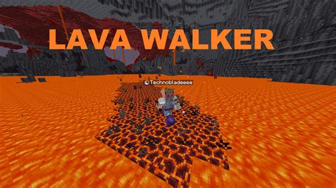 Lava Walker (Using frost walker enchant) Minecraft Data Pack