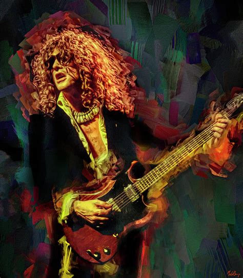 Ian Hunter, Mott the Hoople Mixed Media by Mal Bray