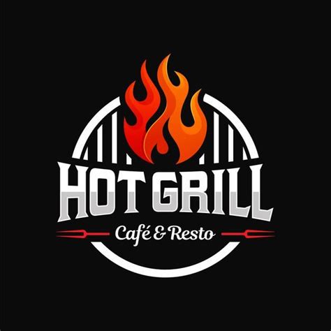 Premium Vector | Barbecue grill logo | Grill logo, Restaurant logo ...