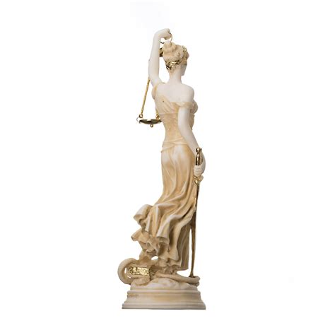 Greek Goddess Themis Statue Gold Colour Blind Lady Justice - Etsy