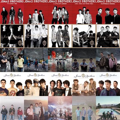 Jonas Brothers album covers, in every era. : r/JonasBrothers