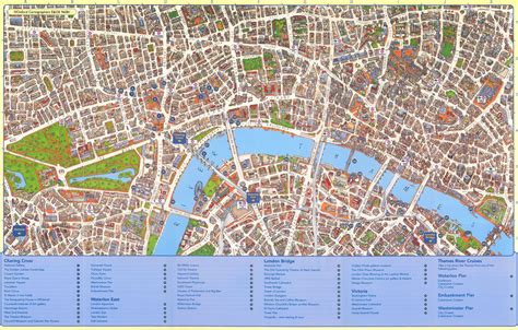 London Tourist Map | London tourist map, London attractions map, London ...