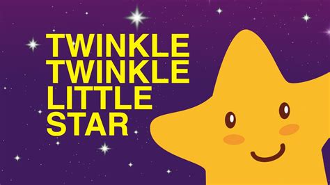 Twinkle Twinkle Little Star Nursery Rhyme With Lyrics - Cartoon ...