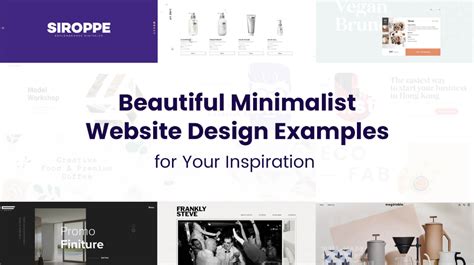 20 Beautiful Minimalist Website Design Examples for Your Inspiration ...