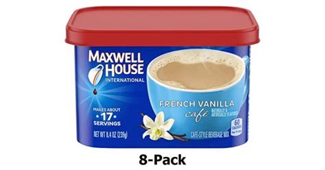 Maxwell House International Cafe French Vanilla Instant Coffee ...