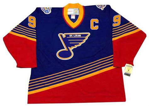 WAYNE GRETZKY | St. Louis Blues 1996 Away CCM Vintage Throwback Jersey