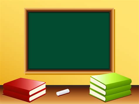 Blank blackboard in a Class room PPT Backgrounds, Blank blackboard in a ...