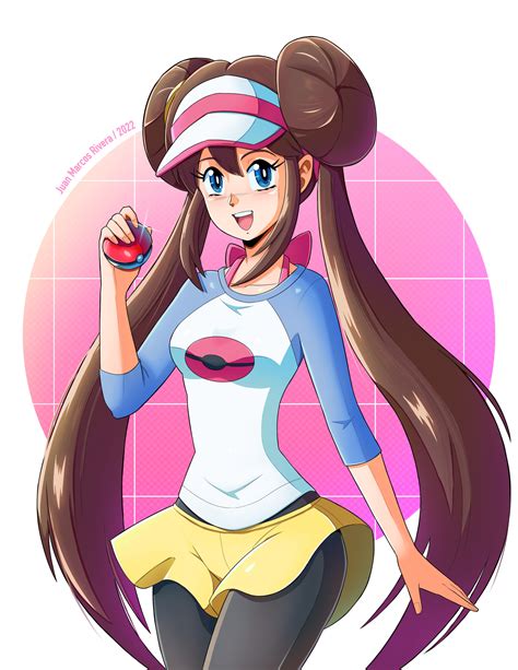 ArtStation - Rosa fanart (Pokémon)