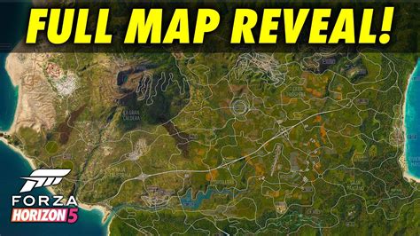 Forza Horizon 5 FULL MAP REVEAL (FH5 Mexico Map Reveal) - YouTube